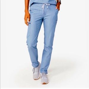 Figs Heathered Indigo Yola pants